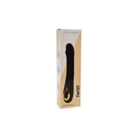 TWIST Noir, Vibromasseur "va-et-vient" USB en silicone médical, doté de 18 modes de stimulation 
